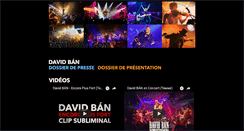 Desktop Screenshot of davidban.com