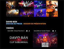 Tablet Screenshot of davidban.com